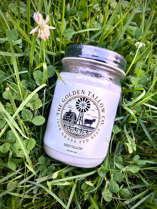 Grass Fed Beef Tallow (12oz)